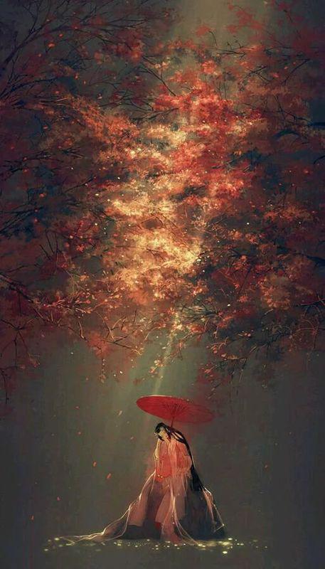 古风彼岸花唯美图片