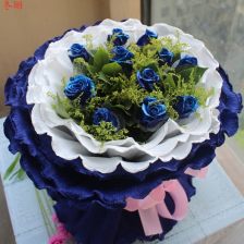 蓝色妖姬11朵多少钱