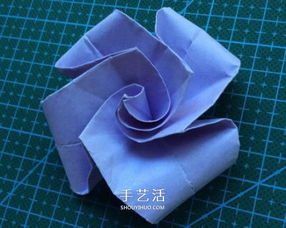 简单的玫瑰花怎么折