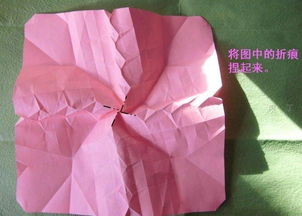 用纸折玫瑰花教程