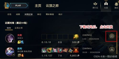 哪些游戏有游戏记录回放