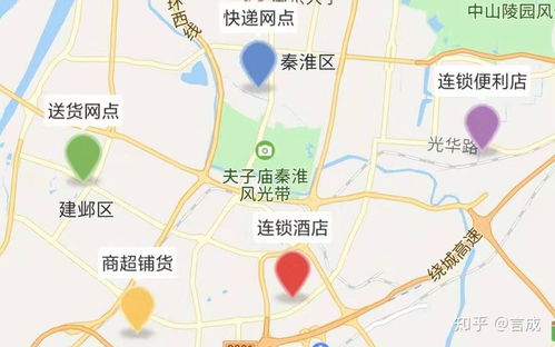 附近花店位置地图查询