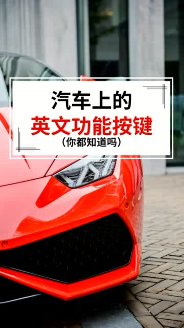 这些汽车有多少英语
