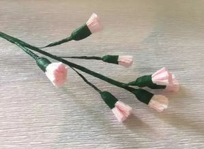 满天星折纸花束