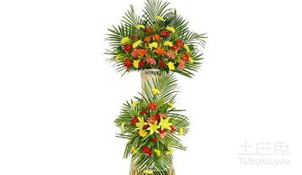 开业门口花篮图片