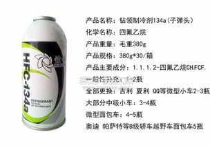 汽车氟利昂多少毫升
