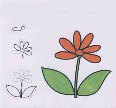 铃兰花简笔画 铃兰花简笔画