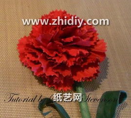 康乃馨手工花制作方法