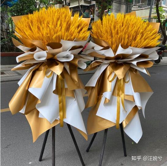 大麦开业花篮多少钱一对(开业大麦花篮一对多少钱?