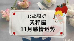 11月天秤女近期感情运势如何