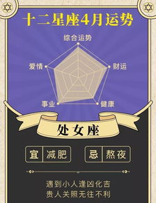处女座运势4月运势