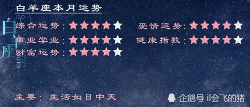 四月的白羊近期运势如何
