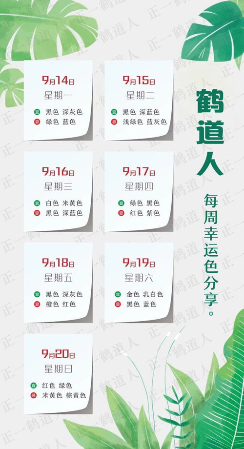今日运势：今日衣服颜色运势917（今日运势穿衣颜色）