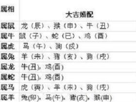 八字合婚：八字男女合婚配对表格怎么做（男女八字合婚相克表）