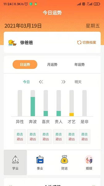 今日运势：今日运势方位查询表（今日运势查询 今日运程）