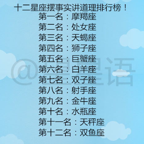 星座时间排序，揭秘十二星座的诞生之谜