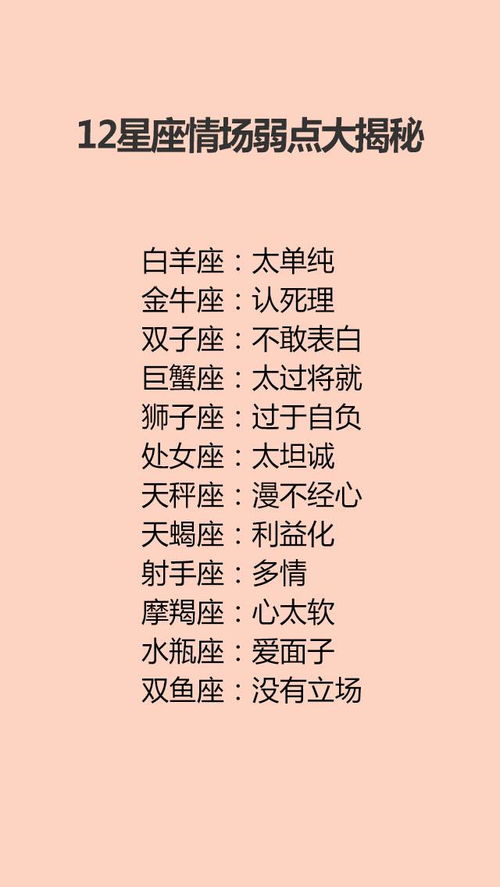 揭秘12星座排名顺序之谜，你的星座在哪个梯队？