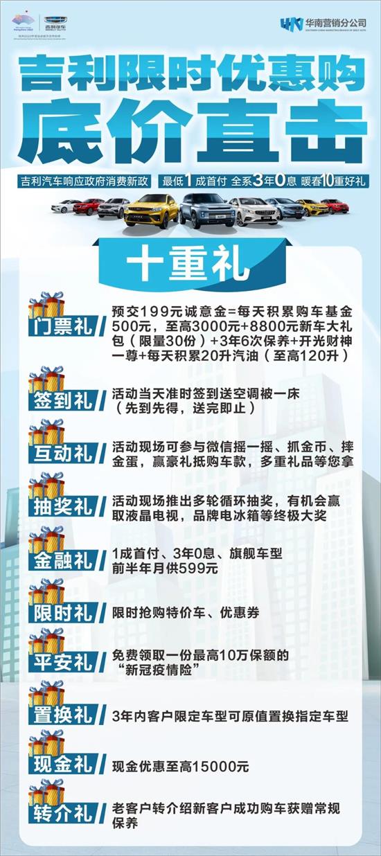 华南汽车优惠多少