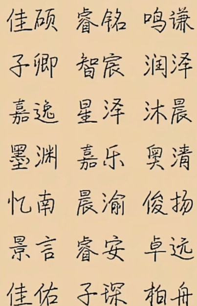 男宝宝取名秘籍，好听又吉祥！