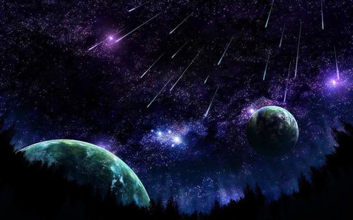 射手流星雨实拍瞬间